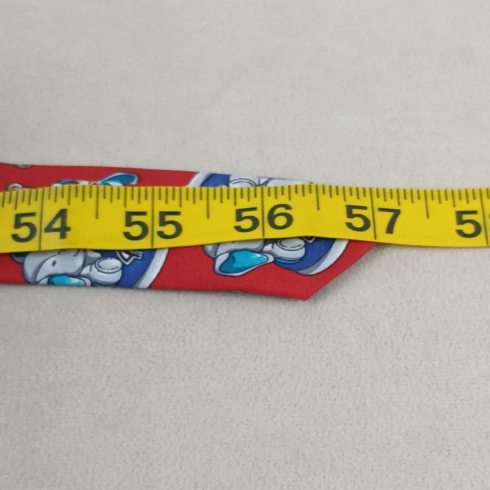 VTG Halston 4x57 Mens Silk Tie Woven Elephant Bear‎ Lightweight